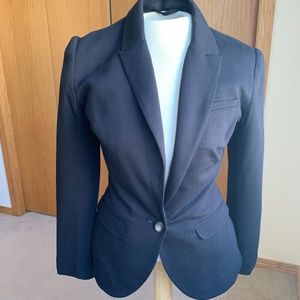Forever 21 Black 3/4 Length Sleeve Blazer